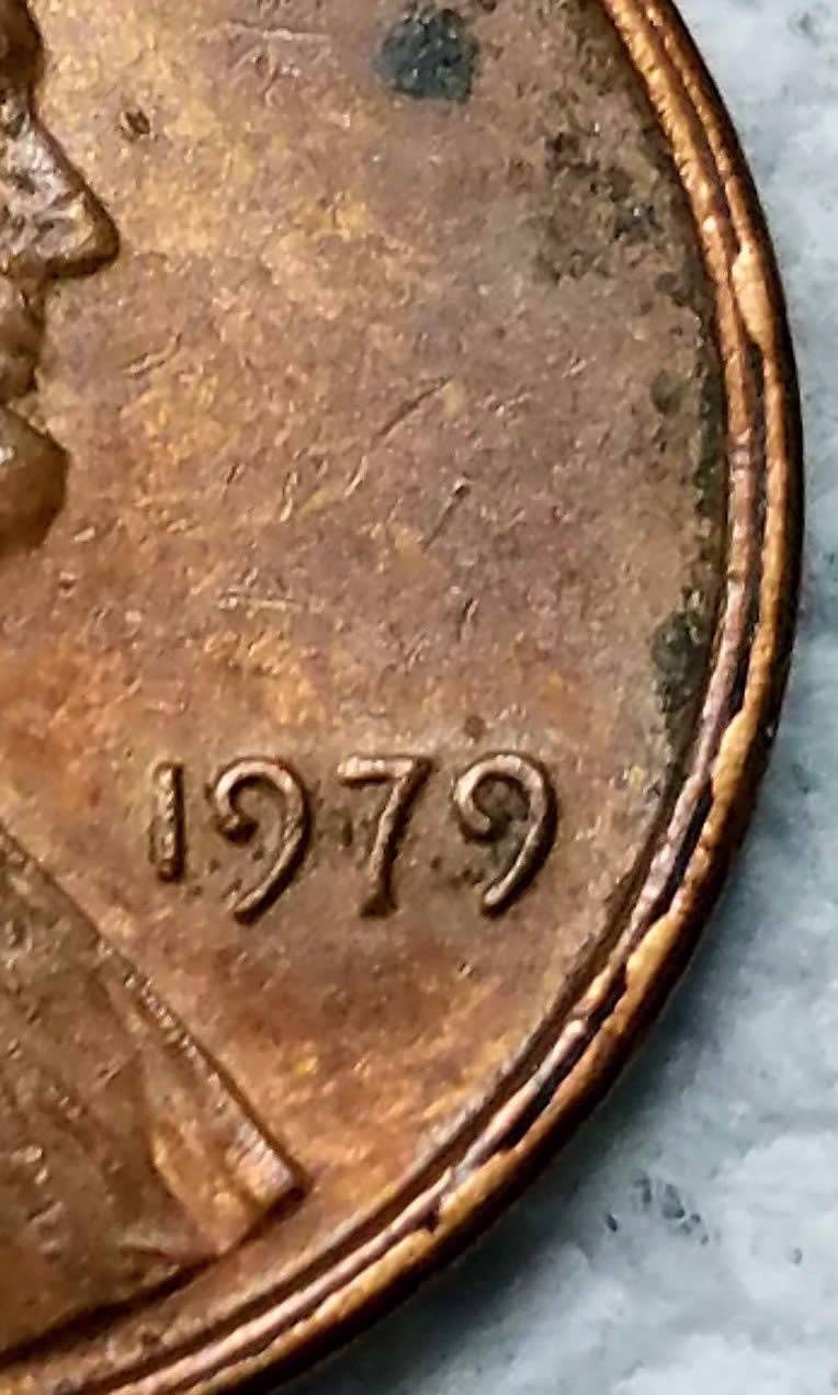 1979-P-Lincoln-Mini-Cuds-On-Rim-Of-Obverse?